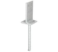 Alberts Ancre de poteau à platine de fixation 80 x 80 x 8 mm