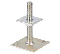 Sabot support poteau réglable 70/100 Galva Alberts - 218102