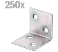 Alberts 250 x équerre large galvanisée sendzimir 30 x 30 x 30 mm - Equerre de meuble