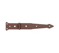 Alberts 300852 DURAVIS®® Penture charnière | couleur rouille, double plastification | 202/77 x 48 mm