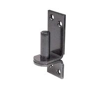 Alberts 301422 DURAVIS®® Gond sur platine | crochet DI | couleur noir diamant, double plastification | cote axe Ø16 mm | platine 115 x 40 mm