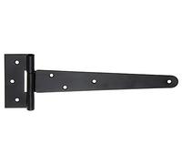 Alberts 306960 Penture anglaise | laquée noire | penture 248 x 46 mm | charnière 90 x 40 mm
