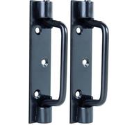 Alberts 307455 Poignée de porte | type St. Etienne | noire | 127 x 30 mm (Lot de 2)