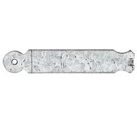 Alberts 307813 Patte à scellement | arrondie | galvanisée Sendzimir | à bétonner | 160 x 30 mm