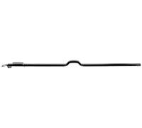 Alberts 309237 Barre de sécurité pour volets battants | acier carré | noir | 980 x 16 x 16 mm
