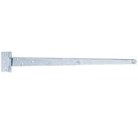 Alberts 309848 Croix de suspension | avec trous de vis encastrés | électro-galvanisé bleu | penture 596 x 48 mm | charnière 90 x 40 mm