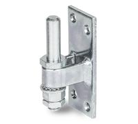 Gust. Alberts Gond à visser 311131 – réglable, passivé, axe Ø13 mm, platine 100 x 40 mm