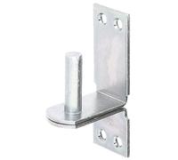 Alberts 311353 Gond sur platine | dans les modèles avec crochet DI ou DII | passivé | cote axe Ø10 mm | platine 90 x 30 mm, Jaune Galvanisé