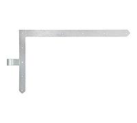 GAH Alberts Charnière de porte pour portes de garage 600x1000x60x60x120mm STA TZN li.ob.8mm Quantité:1