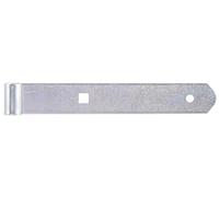 GAH Alberts – Paumelle droite pour porte – carré 10 mm, 200 mm, acier galvanisé