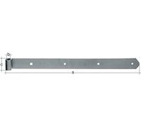 GAH Alberts GAH Alberts Paumelle droite pour gâche 13 mm 300 mm acier galvanisé à chaud Quantité:1