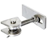 Alberts 326210 Paumelle de porte | pour ouverture à 180° | modèle long | vis et écrous galvanisés à chaud, boulons et goupille en acier inoxydable | filetage M20