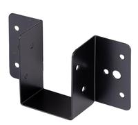 Alberts 329587 Sabot de charpente léger - noir - plastifié - 46 x 66 mm