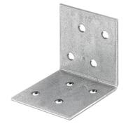 Alberts 329716 Équerres Corniere Acier d'assemblage | galvanisée Sendzimir | 40 x 40 x 40 mm | Set de 75