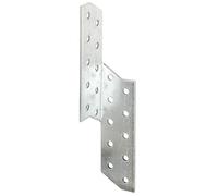 Alberts 329778 Équerre renvoyée | utilisable à gauche et à droite | galvanisée Sendzimir | 32 x 32 x 170 mm | Set de 36 pièces