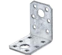 Alberts Équerre d'assemblage 330323 – galvanisée Sendzimir 50 x 50 x 35 mm – lot de 25 pièces