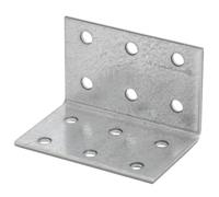 Alberts 330620 Équerre d'assemblage | galvanisée Sendzimir | 40 x 40 x 60 mm | Set de 20 pièces