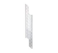 Alberts 331214 Équerre renvoyée | droit | galvanisée Sendzimir | 32 x 32 x 290 mm | Set de 25 pièces