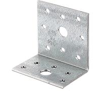 Alberts 332525 Équerre d'assemblage | galvanisée Sendzimir | 40 x 60 x 60 mm | Set de 6 pièces