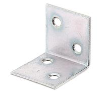 Alberts 332631 Équerre large | galvanisée Sendzimir | 30 x 30 x 30 mm | Set de 25 pièces
