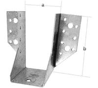 Alberts 334512 Support U | type A - ailes extérieures | galvanisé Sendzimir | 50 x 105 mm