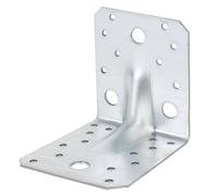 Alberts 334598 Équerre renforcée | galvanisée Sendzimir | 105 x 105 x 90 mm