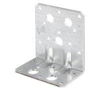 Alberts 334659 Équerre renforcée | galvanisée Sendzimir | 50 x 90 x 80 mm | Équerre renforcée - 90 x 80 x 50 mm - Alberts