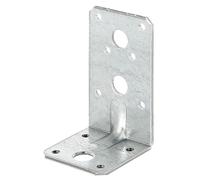 Alberts 334666 Équerre renforcée | galvanisée Sendzimir | 90 x 50 x 50 mm