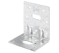 Alberts 335717 Équerre d'assemblage renforcée avec deux nervures | galvanisée Sendzimir | 50 x 77 x 64 mm