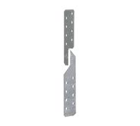 Alberts 338121 Équerre renvoyée | utilisable universellement | galvanisée Sendzimir | 33 x 33 x 250 mm
