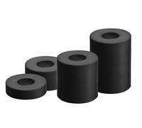 Alberts 338725 Douille d'écartement | Plastique | Noir | 20 pièces avec 4 Tailles | 20 x 5 mm / 20 x 10 mm / 20 x 20 mm / 20 x 30 mm