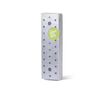 Alberts 339074 Platine d'assemblage | galvanisée Sendzimir | 200 x 60 mm | Set de 12 pièces