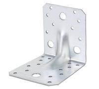 Alberts 341893 Raccord angulaire pour charges lourdes | galvanisé sendzimir | 105 x 105 x 90 mm | Set de 20 pièces