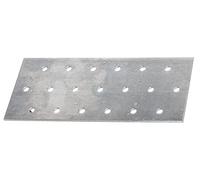 Alberts 342012 Plaque perforée | galvanisé sendzimir | 140 x 60 x 2 mm