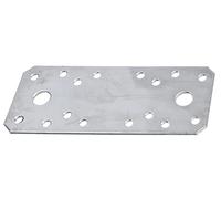 Alberts 342739 Raccord plat | Acier inoxydable | 133 x 55 x 2,0 mm