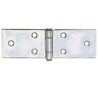 Alberts 346881 Charnière | avec goupille en acier inoxydable rivetée | galvanisé Sendzimir | 32 x 100 mm