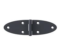 Alberts 347093 Ruban de table | avec tige rivetée en acier inoxydable | Ovado | gris graphite | 32 x 101 mm | 20er Set