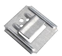 Alberts 351540 Clip à lambris | Zingué Bout | 4 x 2 mm | Jeu de 250 pièces Pince, Gris