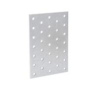Alberts 353414 Platine d'assemblage | Galvanisée sendzimir | 140 x 100 mm | Set de 25 pièces