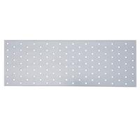 Alberts 353469 Plaque perforée | galvanisé sendzimir | 400 x 120 mm