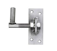 Alberts 361471 Gond à visser | réglable de 20 mm | acier inoxydable | cote axe Ø13 mm | platine 100 x 40 mm