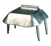 Alberts 410445 Butée d'arrêt | à couler dans le béton | galvanisée à chaud | 130 x 130 mm
