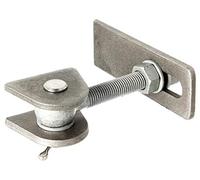 Alberts 411145 Penture de portail | pour ouverture à 180° | modèle long | vis et écrous galvanisés à chaud, boulons et goupilles fendues en acier inoxydable | filetage M20