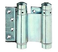 Alberts 411664 Paumelle de porte va-et-vient | galvanisée, en bleu | hauteur 76 mm