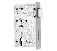 Alberts 412036 Serrure de remplacement galvanisée pour boîtier de serrure 50 mm Dimension de la broche 65 mm