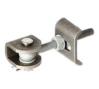 Alberts 412074 Penture de portail | pour ouverture à 180° | vis et écrous galvanisés à chaud, boulons et goupilles fendues en acier inoxydable | filetage M12