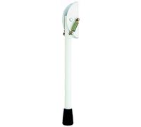 Alberts 417673 Arrêt Portes de Chambre | Blanc plastifié | 230 mm Ferrures Bois