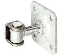 Paumelle de porte 100x100x42x30mm STA brut GAH