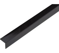 Alberts 423933 Cornière, autocollante, plastique, noir brillant, 1000 x 20 x 20 mm, 6 pièces