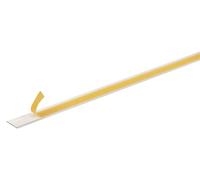 Alberts 424046 Barre plate, autocollante, aluminium, anodisé couleur argent, 1000 x 20 x 2 mm, lot de 6